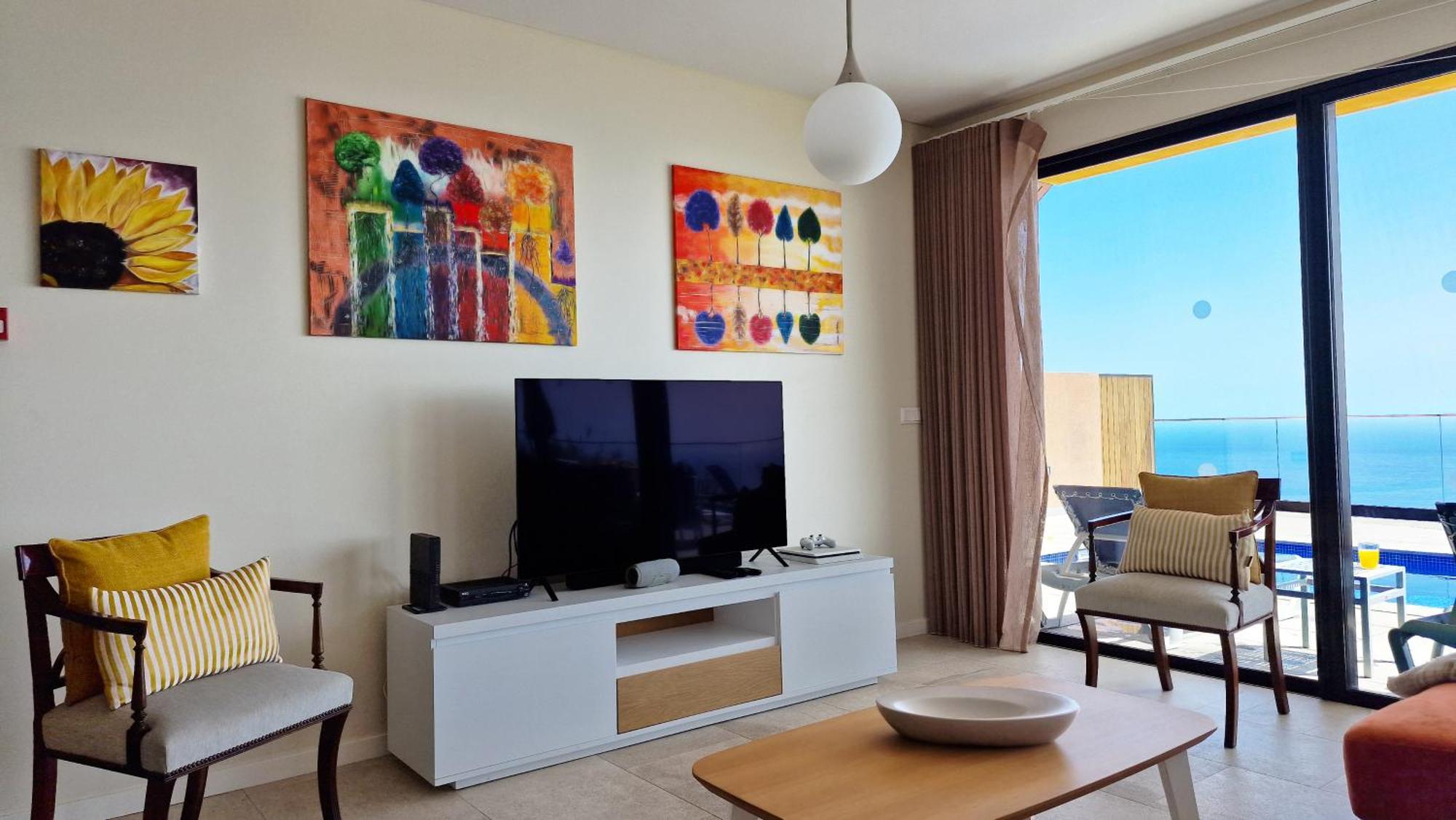 Eden Sun - A Modern Luxury Villa With A Panoramic View Prazeres Bagian luar foto