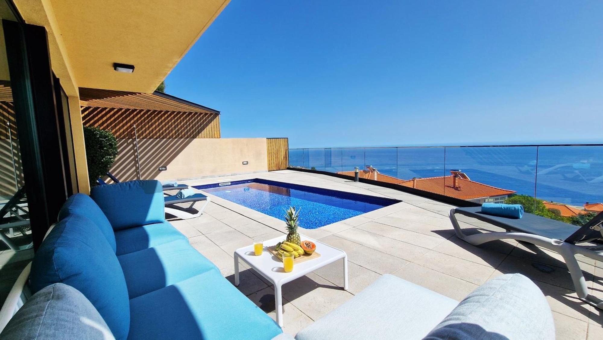 Eden Sun - A Modern Luxury Villa With A Panoramic View Prazeres Bagian luar foto
